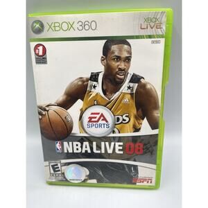 NBA Live 08 (Microsoft Xbox 360, 2007) CIB (Complete In Box) Tested & Working